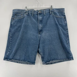 Vintage Wrangler Shorts Men's Size 48 Relaxed Fit Blue Cut Offers Streetwear - Picture 1 of 9