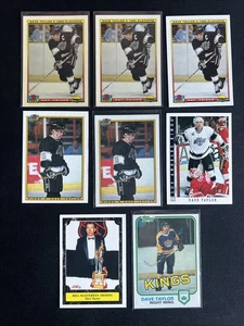 Dave Taylor 8 Card NHL Ice Hockey Trading Card Lot Los Angeles Kings HOF - Picture 1 of 10