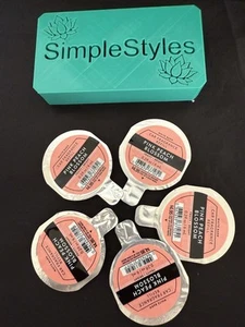 Bath & Body Works PINK PEACH BLOSSOM x 5 Scentportable Car Refill Air Freshener - Picture 1 of 3