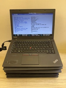 JOB LOT 6 x Lenovo ThinkPad T450/T440 Laptops 4GB RAM Intel i5 - Tested #L27 - Picture 1 of 15