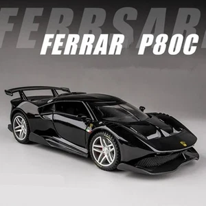 1/32 P80C Aleación Coche de Carreras Modelo Diecast Metal Juguete Deportes Sonido y Luz Regalo - Imagen 1 de 25