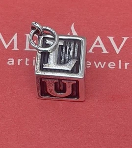 James Avery Retired “Love You “Wooden Block Charm - Picture 1 of 16