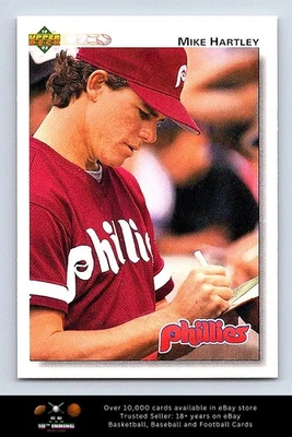 1992 Upper Deck BASEBALL #613 Mike Hartley - Image 1 of 2