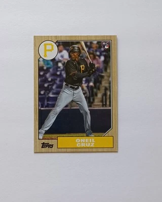 2022 Topps Archives - 1987 Topps Design Oneil Cruz #211 (RC) Rookie - Image 1 of 2