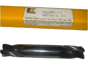 Fresadora de extremo de acabado de flauta Kennametal DHEC500S4 k-8 4 - doble extremo - Imagen 1 de 7