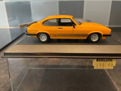 Ford Capri MK3 3.0S Naranja 1/43 de Minichamps en caja original. Foto 1 de 4