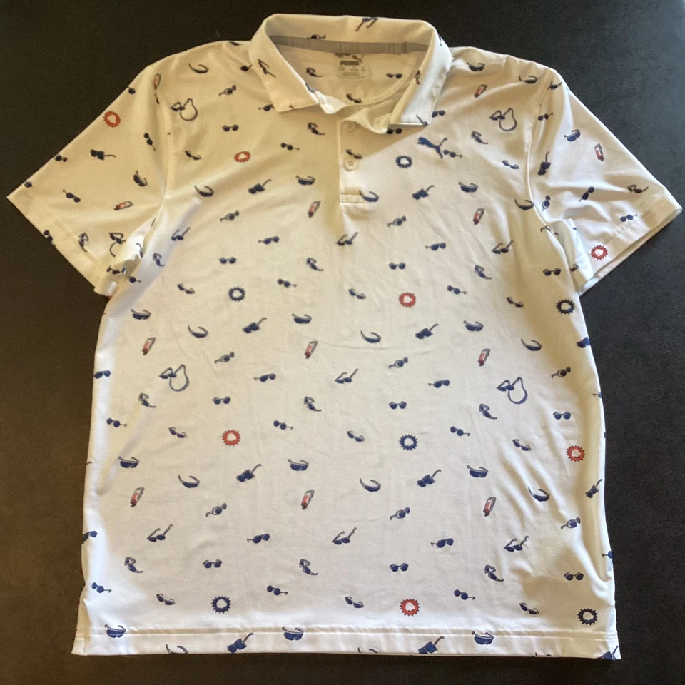 Puma Niños Grandes MATTR Gafas de Sol Moda Polo Juvenil Grande Absorbe Humedad Foto 1 de 4