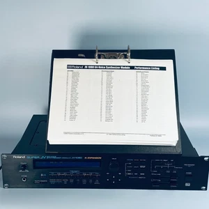 MÓDULO SINTETIZADOR DE VOZ ROLAND SUPER JV-1080 64 4X EXPANSIÓN MONTAJE EN RACK - Imagen 1 de 13