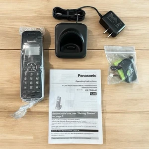 Panasonic KX-TGWA41B Cordless Black Accessory Phone Handset NEW (Open Box) - Zdjęcie 1 z 9