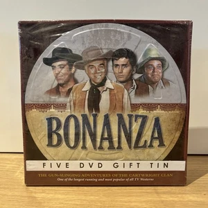Bonanza Five DVD Gift Tin Set (DVD, 1973) All Regions - New & Sealed - Picture 1 of 2