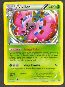 Pokémon Vivillon Cosmos Holo 15/162 BKT BREAKthrough NM - Picture 1 of 2