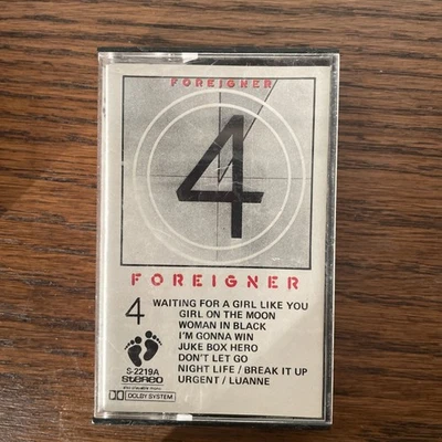 Foreigner 4 Foot Print Bootleg Malaysia Cassette Tape S-2219A - Image 1 of 4