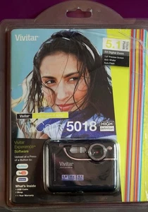 2010 Vivitar Vivicam 5018 Camera 5.1MP in original packaging with accessories - Picture 1 of 4