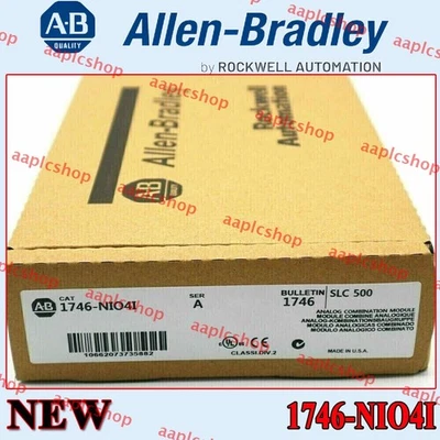НОВЫЙ нераспечатанный НОВЫЙ ПЛК 1746-NIO4I SLC 500 модуль аналогового выхода 1746NIO4I - Изображение 1 из 4