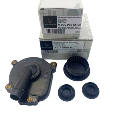 Crankcase Vent Valve Cover Cam Plugs Set For Mercedes C230 C300 ML350 E350 S550 Foto 1 de 4