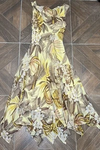 Vtg Y2K Majick Dress Floral Asymmetrical Hem Small Fairy,witchy, (flaw) - Picture 1 of 23