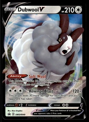 Pokemon TCG SWSH: Sword & Shield Promo Cards #SWSH049 Dubwool V NM - Image 1 of 2
