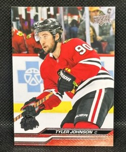 Tyler Johnson 2023-24 Upper Deck Series 1 #37 Chicago Blackhawks