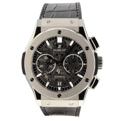 NOVO Relógio Masculino Hublot Classic Fusion Aero Cronógrafo Titânio 525.NX.0170.LR - Imagem 1 de 4