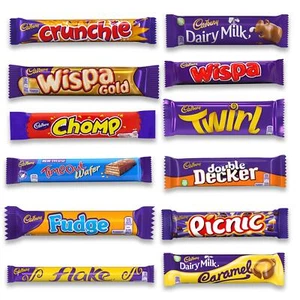 Cadbury Chocolate Bar Variety Pack 12 Assorted Gourmet UK Treats - Picture 1 of 4