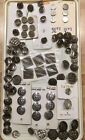 Vintage Metal Buttons LARGE LOT OF MIXED METALS, VARIETY ASSORTMENT OF STYLES