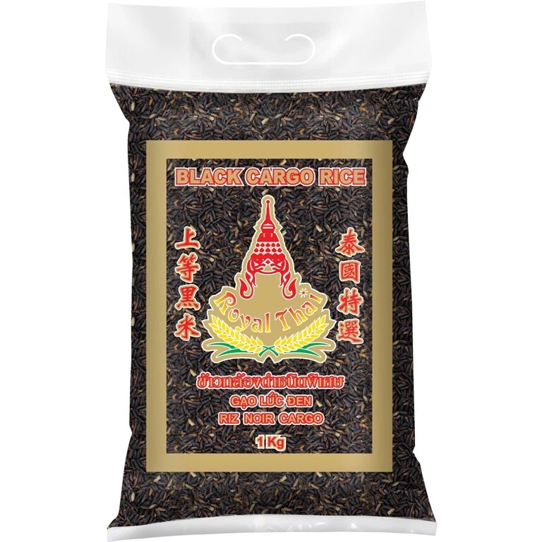 [ 1kg ] ROYAL THAI Schwarzer Reis / Black Cargo Rice AAA - Bild 1 von 1