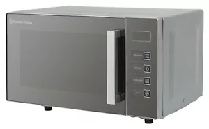 Russell Hobbs RHEM2301S 23L Silver 800W Digital Flatbed Microwave with Defrost - Picture 1 of 10