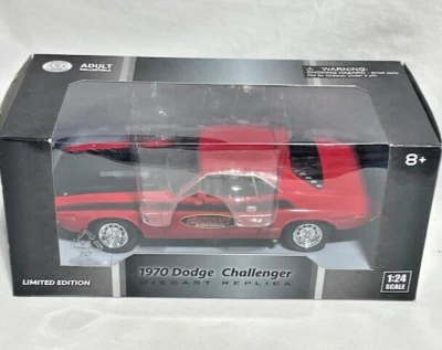 RARE Crown Premiums Lennox Heatcraft 1970 Dodge Challenger, Red, 1/24 NIB - Image 1 of 3