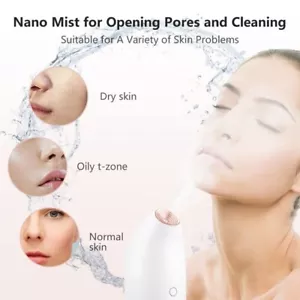 S-caring Vaporizzatore Facciale Viso Ionico Pulizia Viso Punti Neri Impurità SPA - Foto 1 di 7