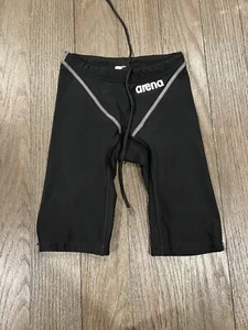 Boys Arena Fina Swimsuit Jammers Compression Shorts Black 24 - Picture 1 of 3