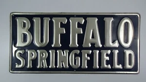 Vintage Buffalo Springfield Rare Embossed Steam Roller 19.5"x9.25" Sign #83 - Picture 1 of 13