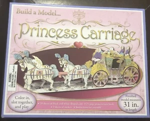 Princess Carriage Build A Model (Color in Slot Together and Play) / jg Kids - Bild 1 von 3
