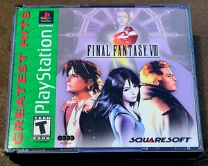 Sony PlayStation Final Fantasy VIII Squaresoft 1999 PS1 completa con tarjeta de regulación casi nuevo - Imagen 1 de 6