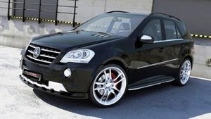 Difusor de alerón delantero negro para Mercedes ML W164 AMG año 08-11 - Imagen 1 de 3