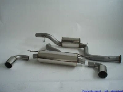 Impianto duplex FMS 76mm acciaio inox Ford Focus II RS + 500 (DA3-RS) 2.5T 224/257kW - Immagine 1 di 3