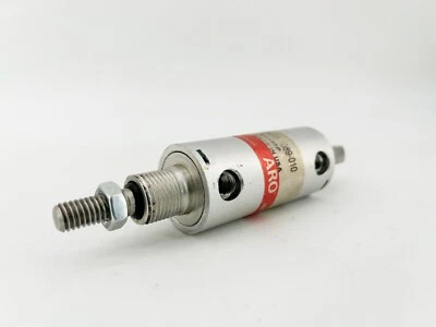 Cilindro neumático de cuerpo redondo ARO 2418-1089-010 1-1/8 pulgadas x 1 pulgada carrera Foto 1 de 4