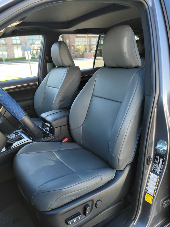适用于 2010 - 2023 LEXUS GX460 GX470 IGGEE S.LEATHER 定制座椅套 13 种颜色 — 第 1/4 张图片