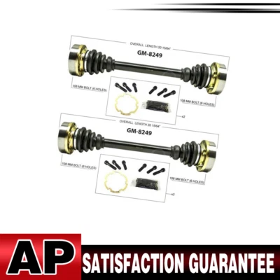 2 TrakMotive Rear CV Joint Axle Shaft Fits 2005-2006 Pontiac GTO - Image 1 of 4