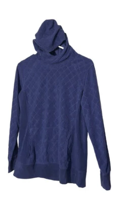 Pulôver Columbia Feminino com Capuz Artic Air Fleece Tamanho M Azul Marinho - Imagem 1 de 4