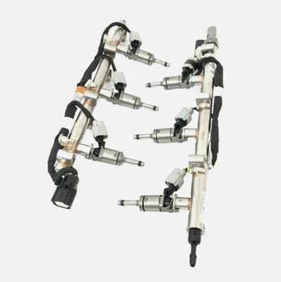 Ford 3.5L 3.5 Turbo EcoBoost Fuel Injector Rail Assembly & Injector 6 Set OEM - Image 1 of 4