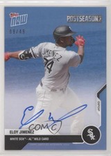 2020 Topps Now Postseason Blue Auto /49 Eloy Jimenez #PS-19B Auto