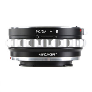 K&F Concept adapter for Pentax K/M/A/FA/DA mount lens to Sony E NEX Camera NEX-7