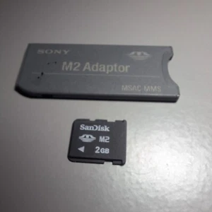 Sony M2 Adapter with 2 GB Memory card - Picture 1 of 1