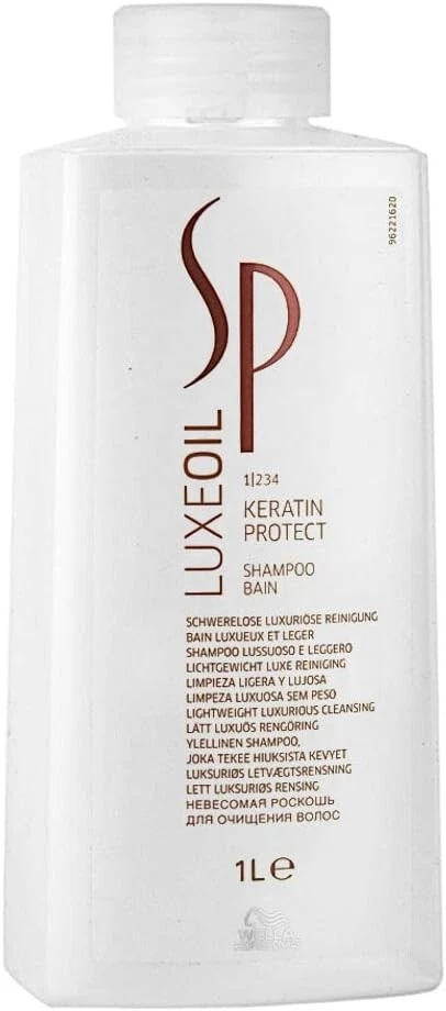 Wella Sp Luxe Oil Keratin Protect Shampoo 1000ml - Image 1 of 1