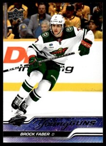 2023-24 Upper Deck Series 1 Young Guns Brock Faber RC Minnesota Wild #215