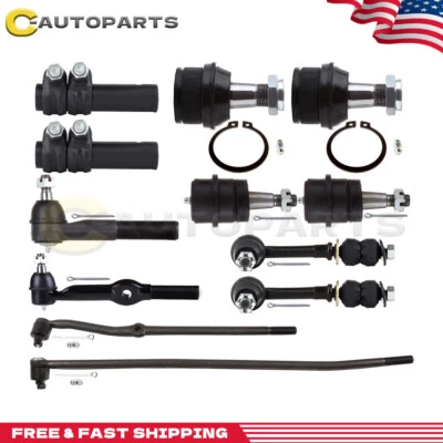 Juntas esféricas frontais externas extremidades de haste de amarração barras oscilantes para 1995-1997 Dodge Ram 1500 2500 - Imagem 1 de 4