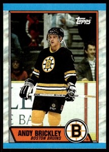 1989-90 Topps Andy Brickley Rookie Boston Bruins #29