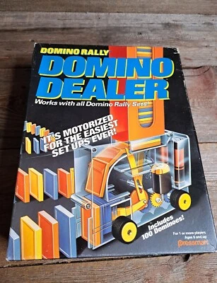 Electronic Motorized Domino Dealer Domino Rally Vintage 1992 Pressman - Image 1 of 4