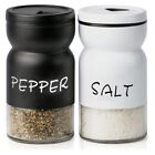 Farmhouse Salt and Pepper Shakers Set with Adjustable Lids, Modern Home1485
