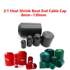 8mm-130mm 2:1 Bota retráctil térmico Tapas de cable Adhesivo Pegamento Forrado Impermeable - Imagen 1 de 5